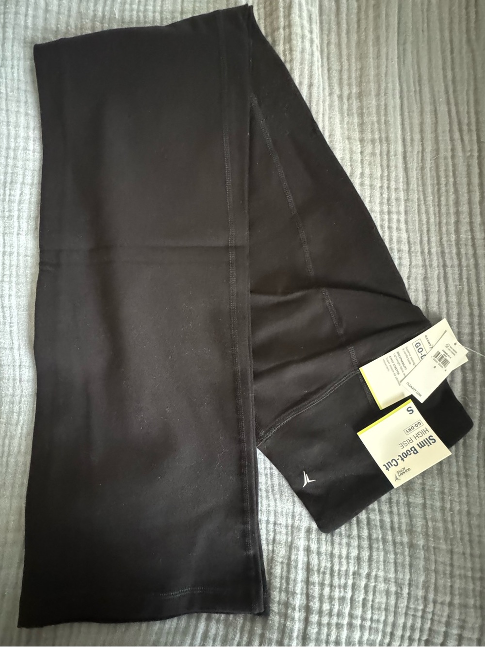 Old Navy Active Black High Rise Slim Bootcut Pants Size Small NWT